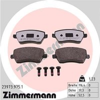 Zimmermann 23973.975.1 Bremsbelagsatz, Scheibenbremse FüR Dacia MERCEDES-BENZ