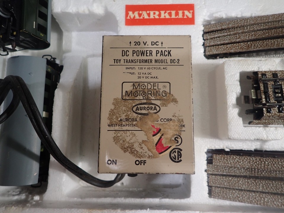 Marklin 2943 Train Set Steam Engine w/ 4 Cars Track Replacement ...