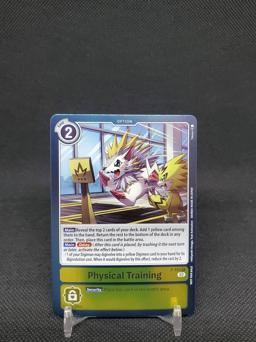 Physical Training P-105 P NM Digimon Card | eBay