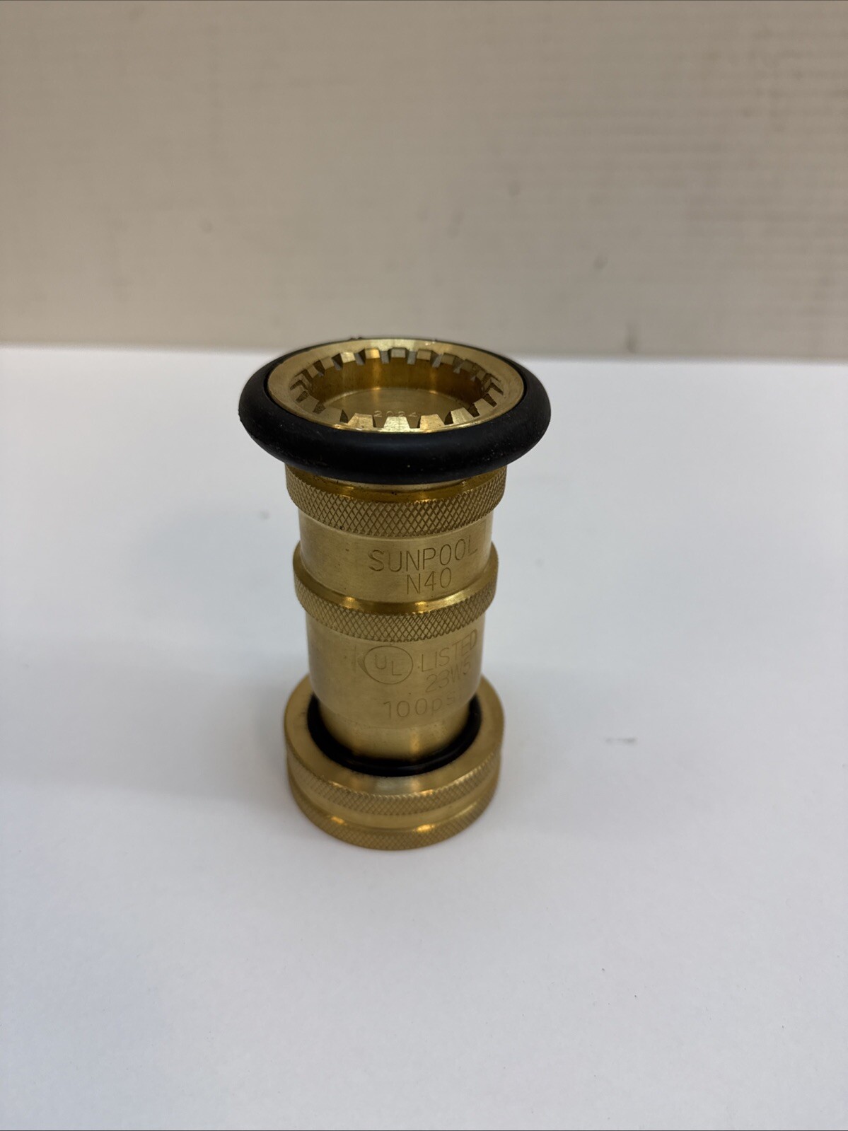 Manufacturer Varies Fire Hose Nozzle,Twist,Brass 6AKC1 Manufacturer Varies 6AKC1