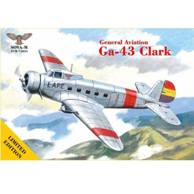 SOVA-M SVM 72035 Plastic model aircraft kit Scale 1:72 Ga-43 Clark (Spain)