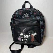 LOUNGEFLY The Nightmare Before Christmas Lock, Shock and Barrel Mini Backpack