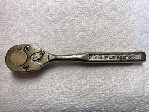 Vintage Plomb Pebble 3/8" Reversible Socket Ratchet Wrench MFD. 5249 USA Clean - 第 1/6 張圖片