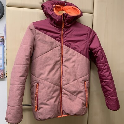 Ziener Mädchen Skijacke AMELY Rot Rosa 152 Girls Winter Jacket Red Pink B-Ware