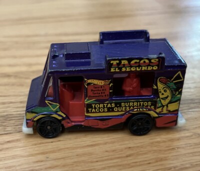 Vintage Diecast 1983 Mattel Hot Wheels - Taco Truck, Tacos El Segundo, Taco