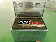 76x46x46 Cm Aluminum Tool Box Pickup Truck Storage Underbody Trailer Bed W/ Lock