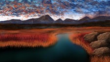 Landscape nature Custom Gaming Mat Desk
