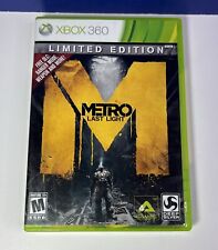 Metro: Last Light - Limited Edition (Microsoft Xbox 360, 2013) Complete VG DISC