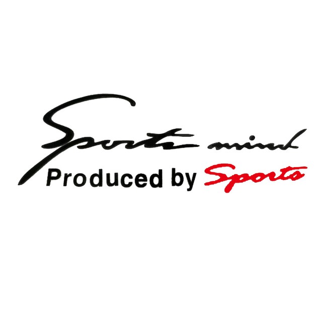Sports Mind Logo For Racing Car Auto Vinyl Reflective Decal Graphics