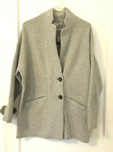 madewell herringbone crop sweater jacket