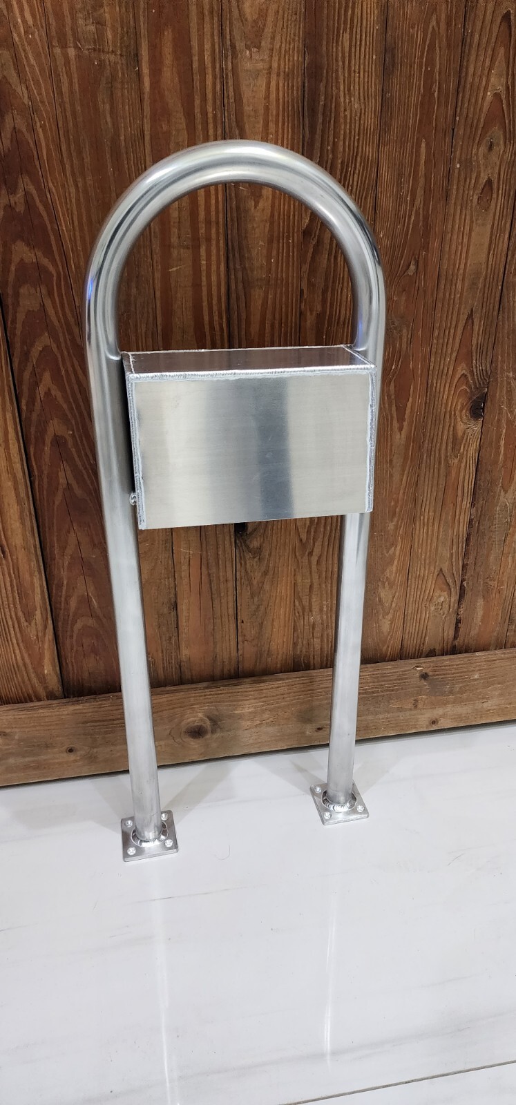 Gheenoe / Skiff Fixed Grab Bar w/ Electronics Box Aluminum eBay