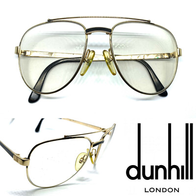 Vintage! Dunhill 6029 Gold Eyeglasses Sunglasses 220330