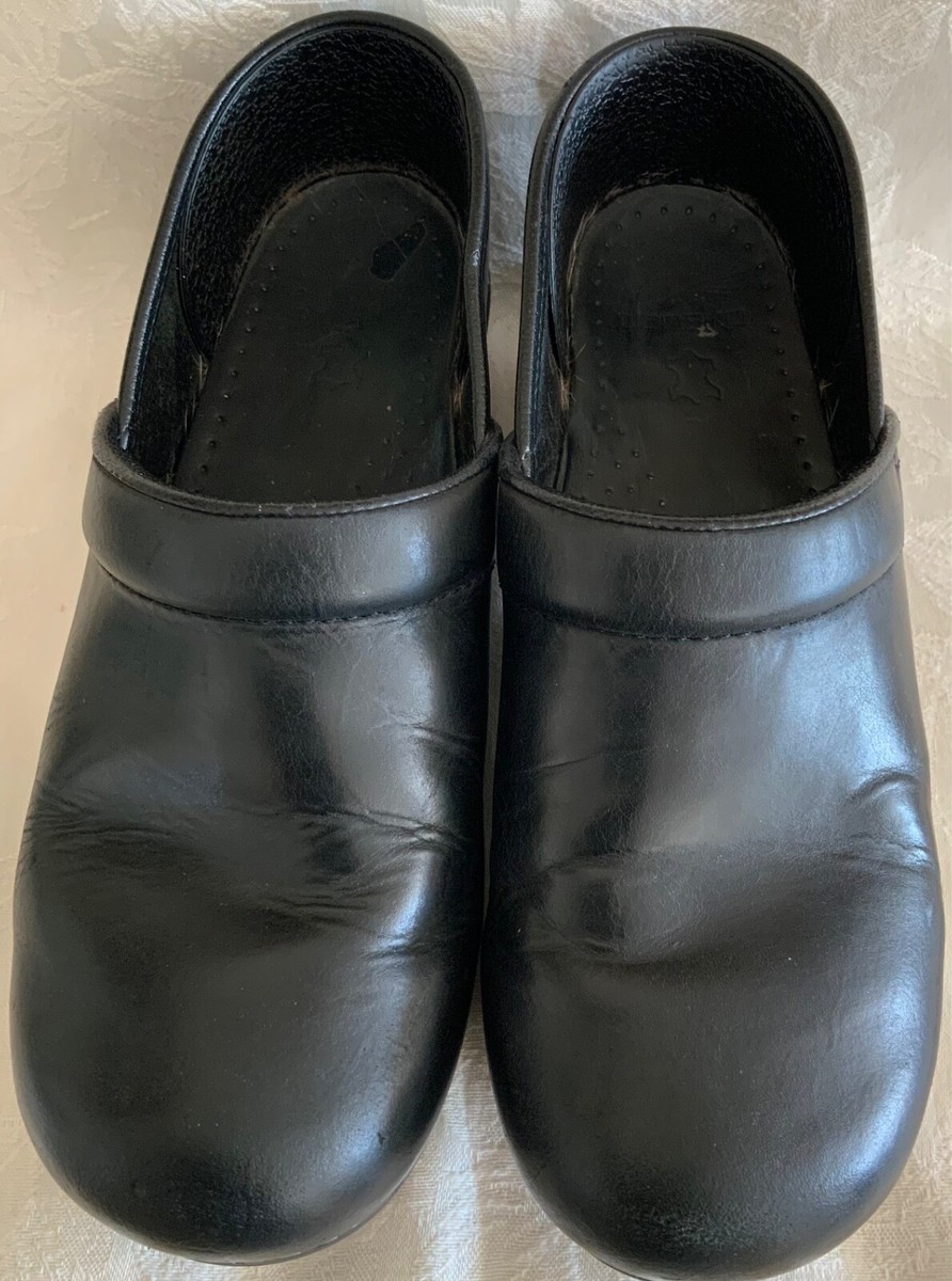 Dansko Professional Cabrio sz 39 Black Leather Non-Slip Comfort
