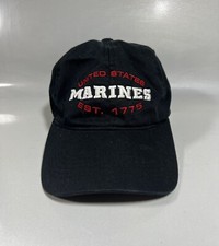 ML Caps U.S. MARINES Since 1775 CAP Black - OSFM - Adjustable