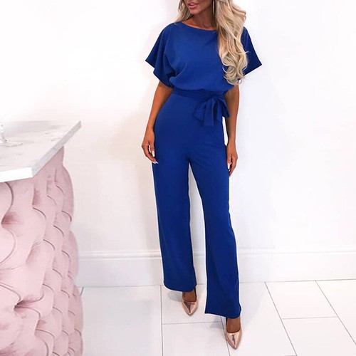 Einteiliger Overall Spielanzug Hose Strampler Elegant Lang Clubwear Damen- § - Bild 15 von 32