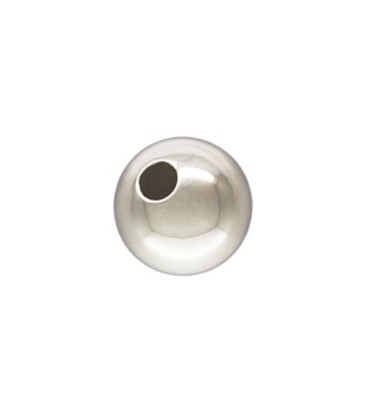 925 Sterling Silver 4mm Seamless Round Spacer Beads 15pcs for Jewelry Making