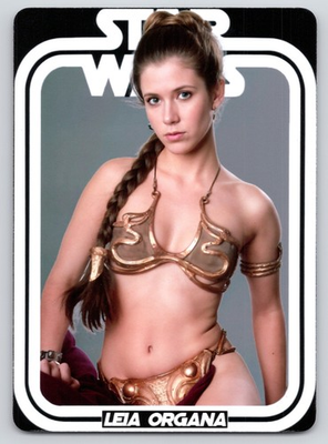 #ad Star Wars Princess Leia Organa Hot Spicy Custom Trading Card ACEO $5.99