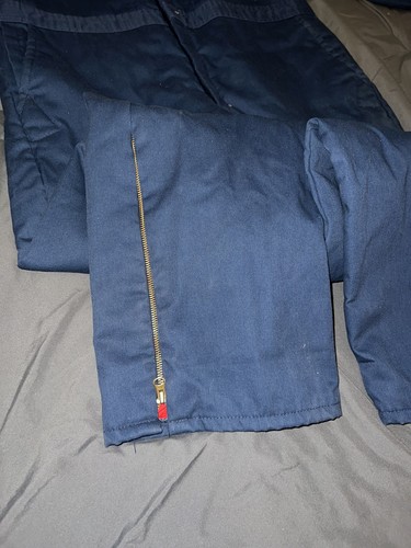 WALLS BLIZZARD PRUF INSULATED COVERALLS BLUE SIZE XLARGE TALL CHEST 46-48 - Picture 2 of 9