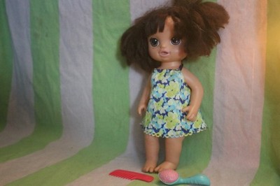 Baby Alive Magical Scoops Baby Doll (Brunette) [+ Some original accessories]