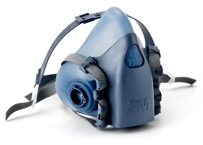 3M 37082 Professional Half Facepiece Respirator 7502 Silicone Mask (Medium)