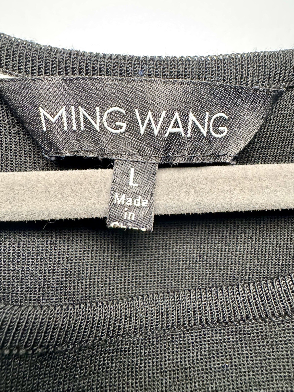 MING WANG Essential Classic Basic Black Knit Tank… - image 2