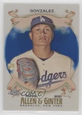 2021 Topps Allen & Ginter Chrome Blue Refractor 47/150 Victor Gonzalez #171 4z8