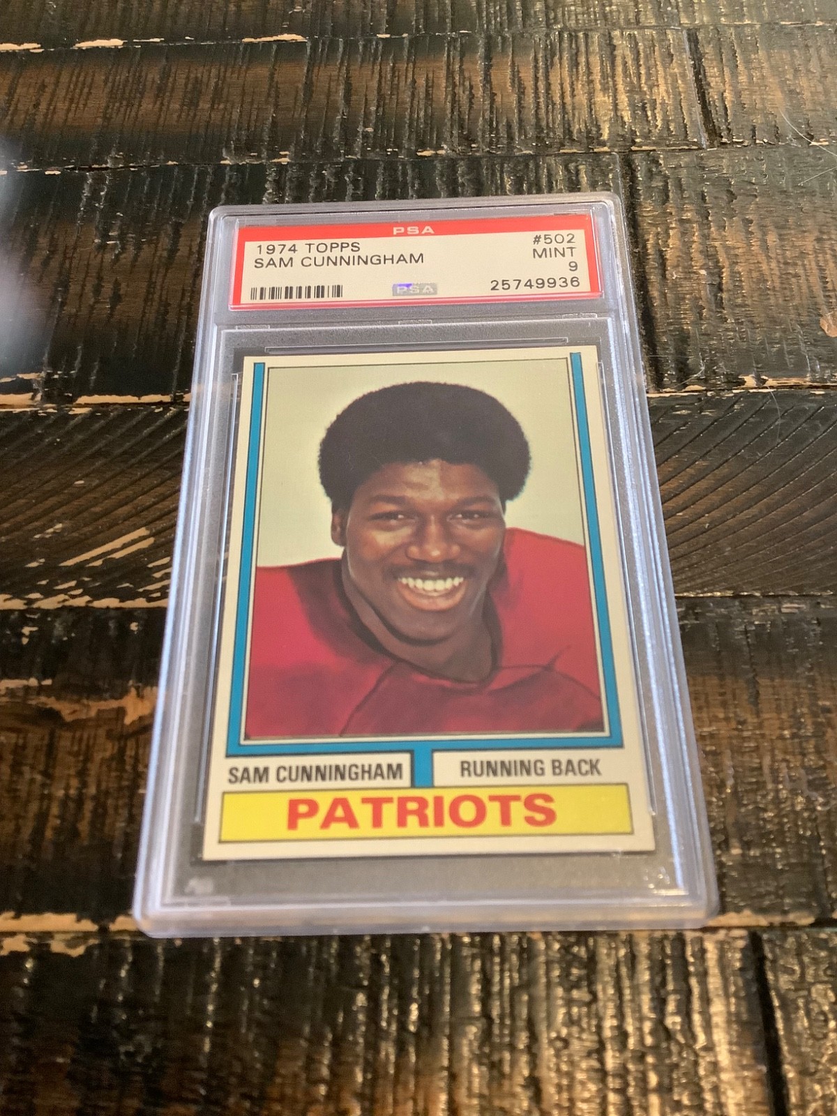 1974 topps Sam ( bam ) Cunningham psa 9 RC
