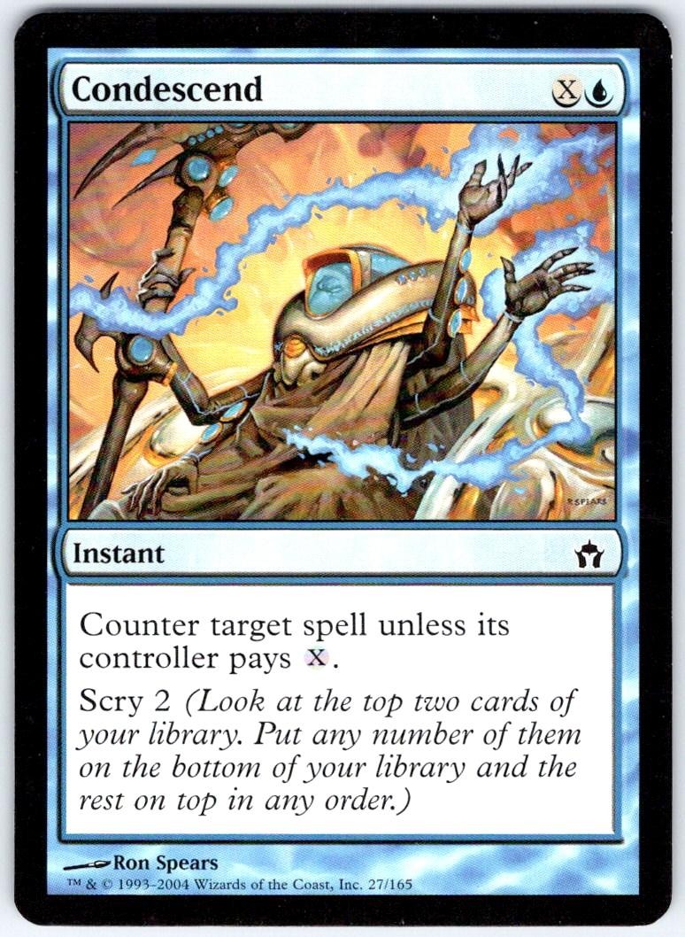 Condescend 27 Common Fifth Dawn Magic: The Gathering Near Mint