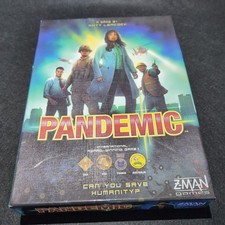 Pandemic Cooperative Boardgame Zman Games 100% Complete