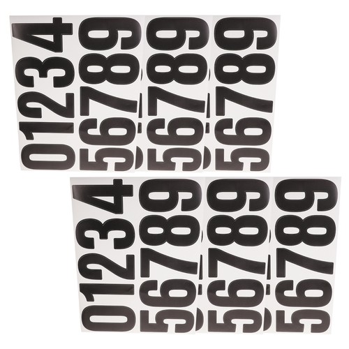 6 Sheets Digital Stickers Outdoor Adhesive Numbers for Mailbox Large - Picture 10 of 12