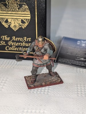 St. Petersburg AeroArt Viking Warrior w/ Sword & Axe #6324 w/Box
