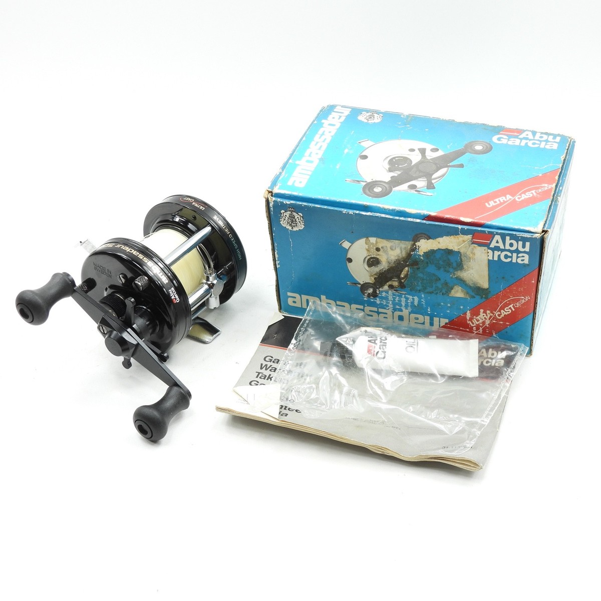 Abu Garcia Ambassadeur 5000-C Fishing Reel. Made in Sweden. W/ Box