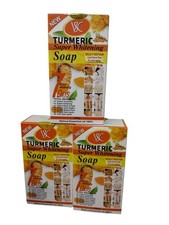 Super Whitening Soap Turmeric Nature Oil 100 Body Repair Anti Dark Pots 250 .G