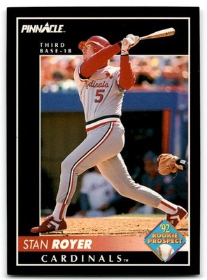 1992 Pinnacle Stan Royer St. Louis Cardinals #263
