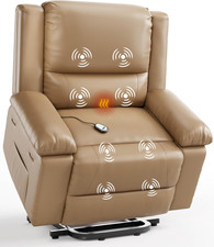 Electric Lift Recliner Chair with Heat Massage for Seniors