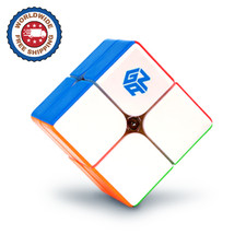 Mini cubo de velocidad GAN 249 V2 2x2 sin pegatinas cubo mágico no magnético 49 mm