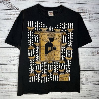 Vintage Frontline Gear African American Black History Single Stitch T-Shirt XL