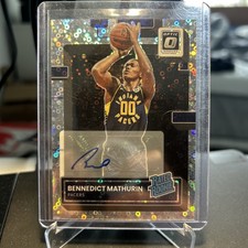 Bennedict Mathurin - Optic Fast Break Auto - Ratned Rookie 