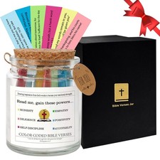 Bible Verse Jar with Box Religious Gifts Christian Gifts for Women Men Teache...