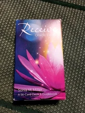 Receive Oracle Cards Sonia M Miller 56 Card Deck &  Guidebook