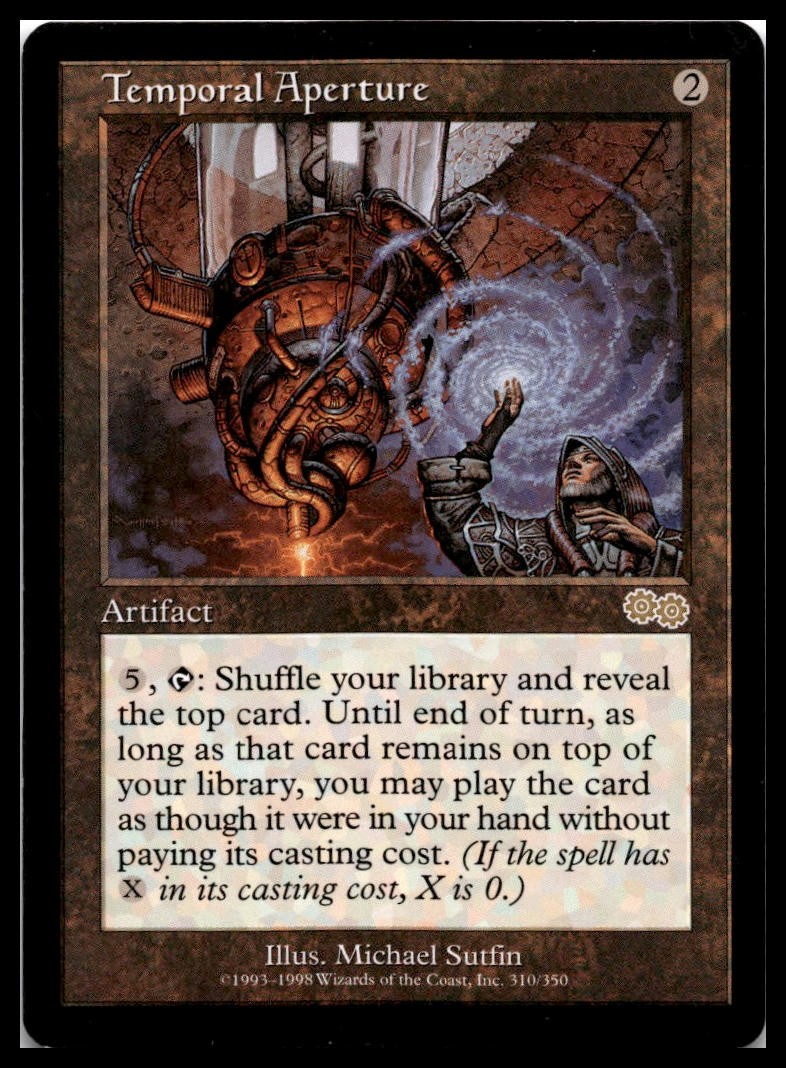 Magic the Gathering MTG Temporal Aperture #4 Urza's Saga Lightly played