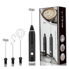 Electric Milk Frothers Handheld  Blender USB  Coffee Maker Whisk Mixer6685