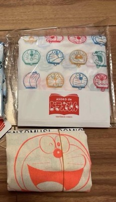 Doraemon Eco Bag Set of 2  Colorful Reusable Shopping Bags