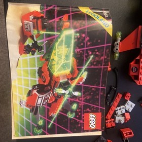 Vintage 90s Lego 6923 M-tron Space Particle Ionizer Incomplete Set