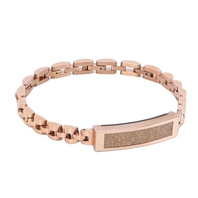Smart Bracelet Steel Wristband Multi Motion Modes Call Reminder Waterproof