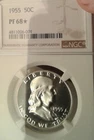 1955 NGC PR68  *STAR*  Proof Franklin Half Dollar VERY FROSTY ! 🔥 GEM PQ BEAUTY