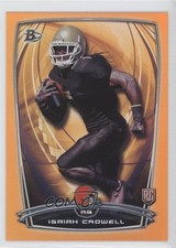 2014 Bowman Rookies Orange Foil 35/299 Isaiah Crowell #12 fm0