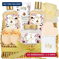 Gifts for Women, Mothers Day Gift Basket for Mom - 9 Pcs Bath and Body Gift Bask