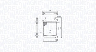 MAGNETI MARELLI 350213214500 Kühler, Motorkühlung für BMW,MINI