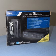 RCA DTA800B1 Digital TV Converter Box, Model MPN DTA800B1, with Remote Control